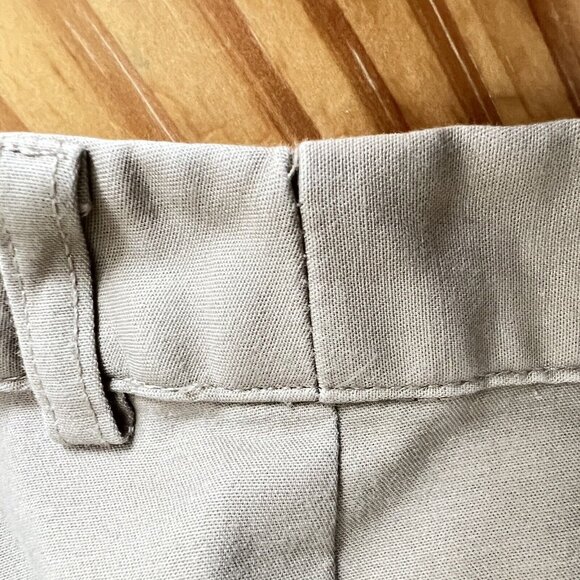 MICHAEL KORS Women's Stretch Skinny Tan Ankle Pants Size 2 Mid Rise Zip Pockets - Picture 12 of 12